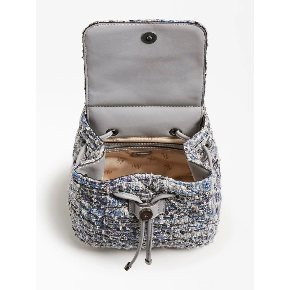 GUESS Cessily tweed backpack
